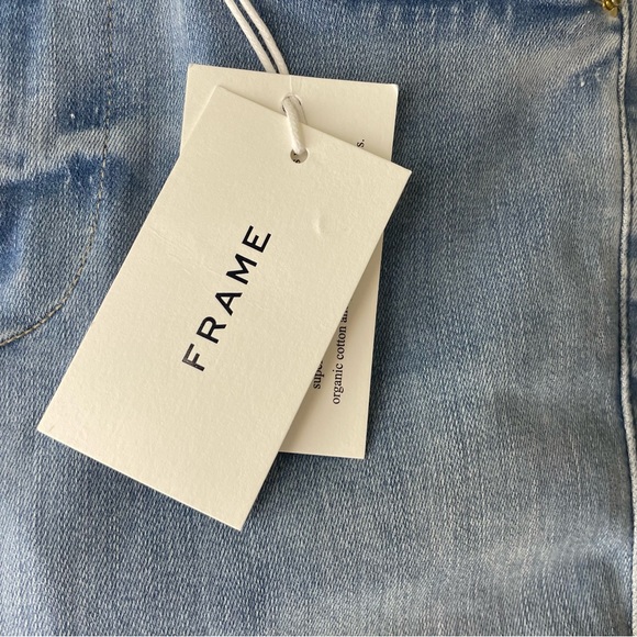 FRAME DENIM NWT LE ONE SKINNY BLUE JEANS CASPIO MID-RISE SKINNY FIT - Picture 8 of 14